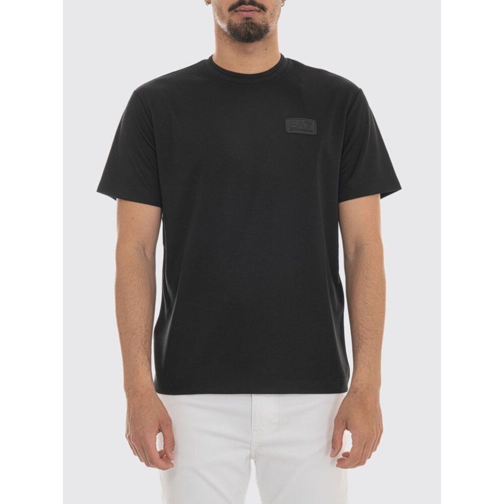 Ea7 Men Cotton T-Shirt With Logo Ea7